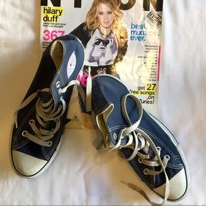 Navy Size 8 Converses