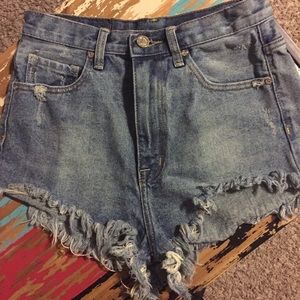 UNIF Lex Denim Shorts Size 28