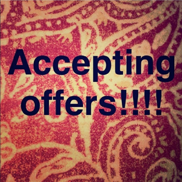 Make any offer!!!!!!:) :) :) will be donating!!!