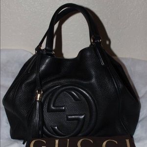 Authentic Gucci Soho leather bag