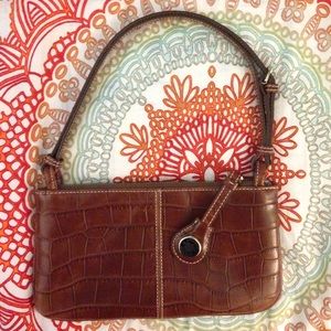 Vintage Leather Dooney & Bourke Flat Handbag