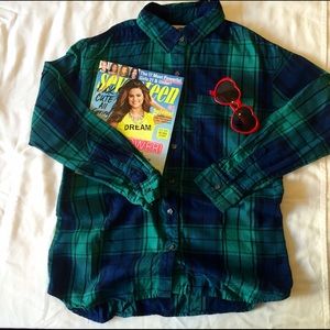 Old Navy Plaid Button Down