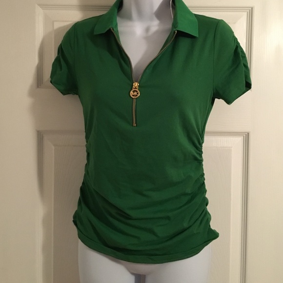 NWT Michael Kors green tee
