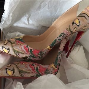 Christian Louboutin So Kate patent multicolor 39