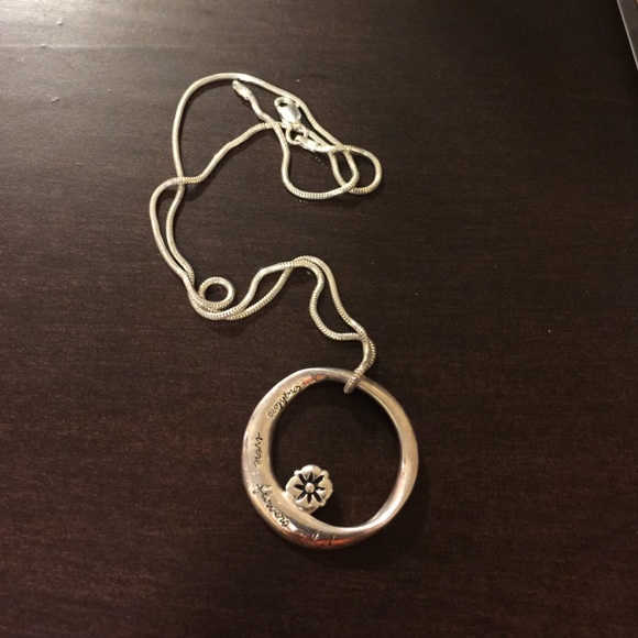 "If daughters were flowers if pick you" necklace