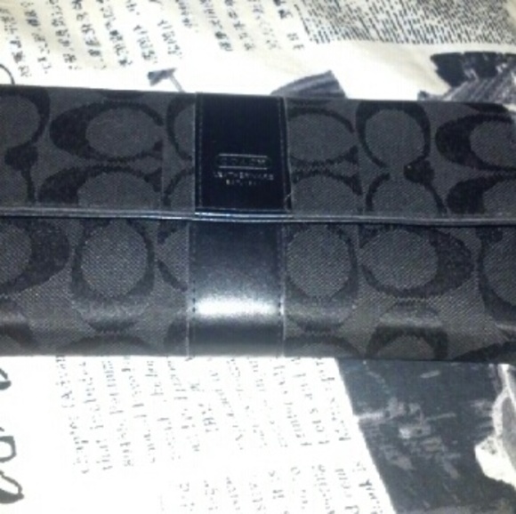 Black coach wallet