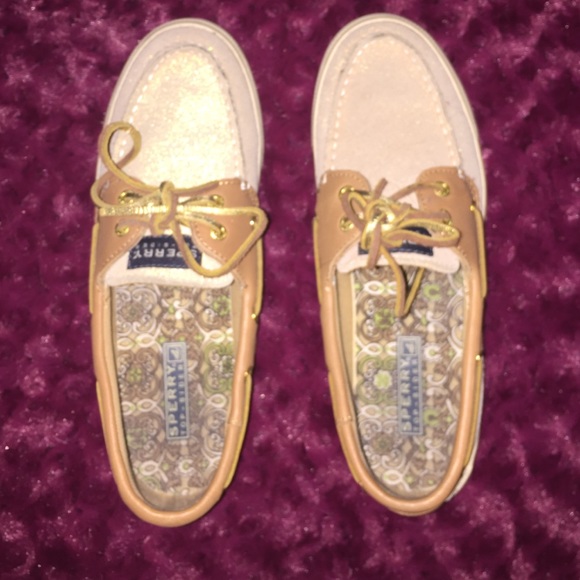 shimmery top-sider sperrys boat shoe