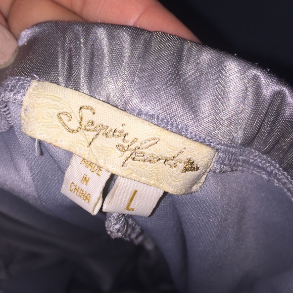 Silver Halter Dress - Picture 4 of 4