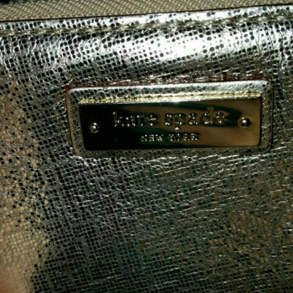 Kate spade gold clutch
