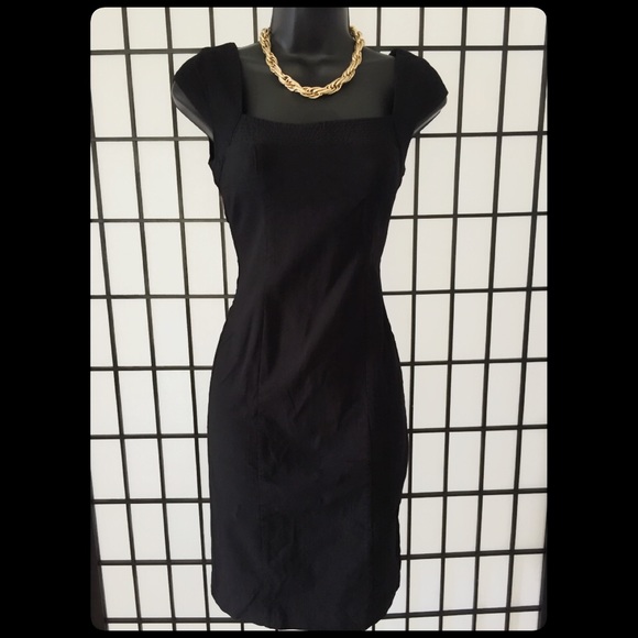 Square-neck Sexy Shift Dress