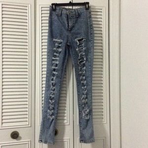 High waist jeans