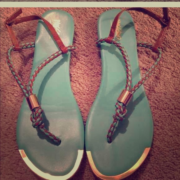 Mossimo Supply Co. Shoes - Sale 2x HP 💗 Mossimo Supply Co mint sandals