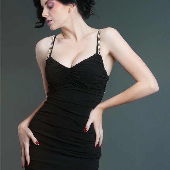 Cache Rhinestone Dress