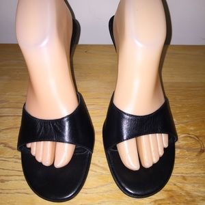 Banana Republic Black Leather Heels