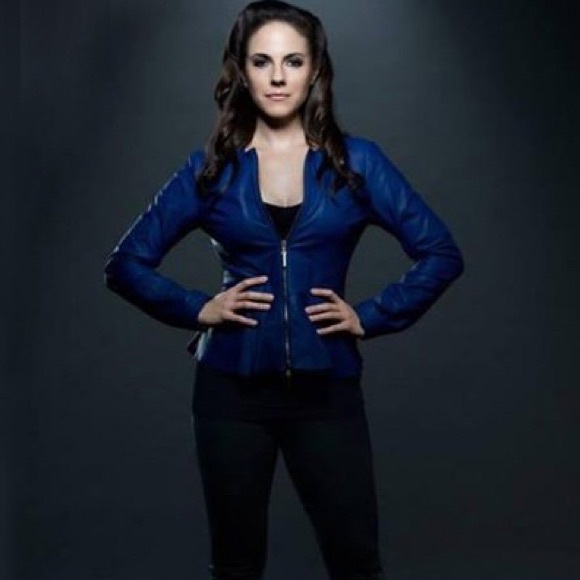 ✨SOLD✨ new | Marciano Cobalt Blue Leather Jacket S - Picture 2 of 4