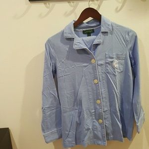 Blue Ralph Lauren Sz Sm PJ Set
