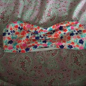 VS Colorful Lace Bandeau- cotton lined