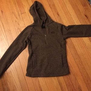 The north face brown sweater