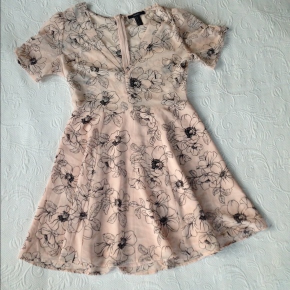 Forever 21 floral skater dress