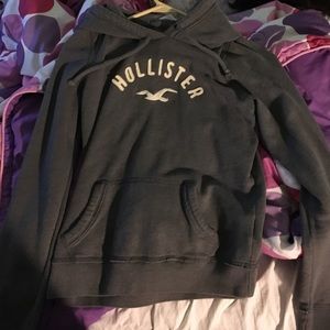 Gray Hollister hoodie