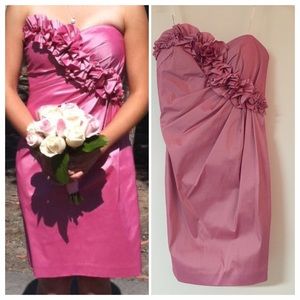 Pink bridesmaid dress
