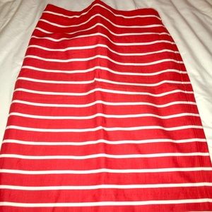 Banana Republic Red Pencil Skirt - NWOT