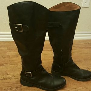 Lucky Brand Black Leather Boots