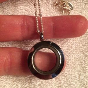 Origami owl mini silver living locket