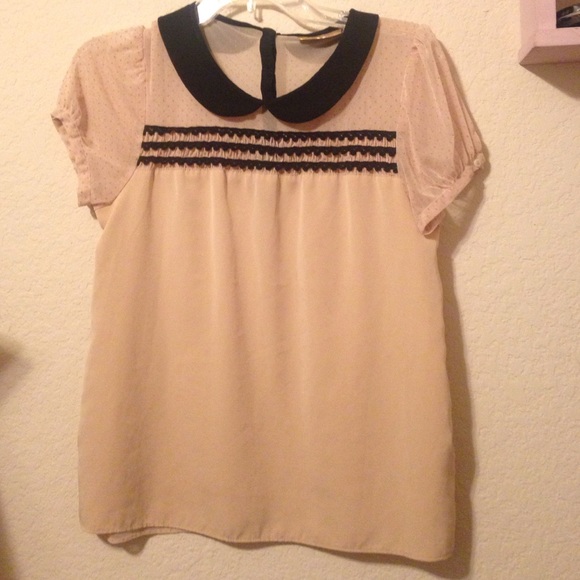 Peter Pan collar shirt