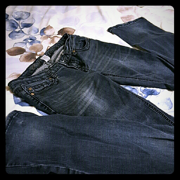 Blue Asphalt Jeans Size 5 long from Wet Seal