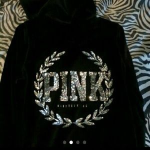Velour victoria secret hoodie