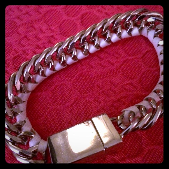 LEATHER & SS BRACELET