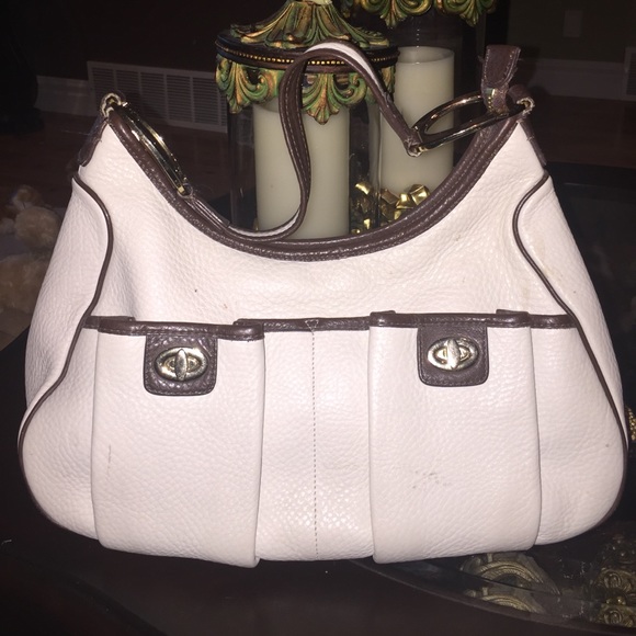 ANTONIO MELANI Handbags - Antonio Melani cream and brown handbag