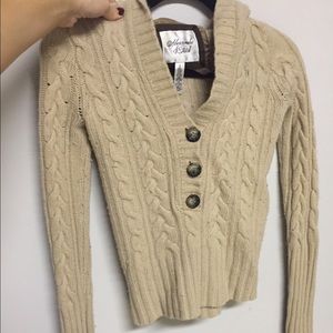 Tan Abercrombie sweater