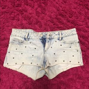 Stone Washed Shorts