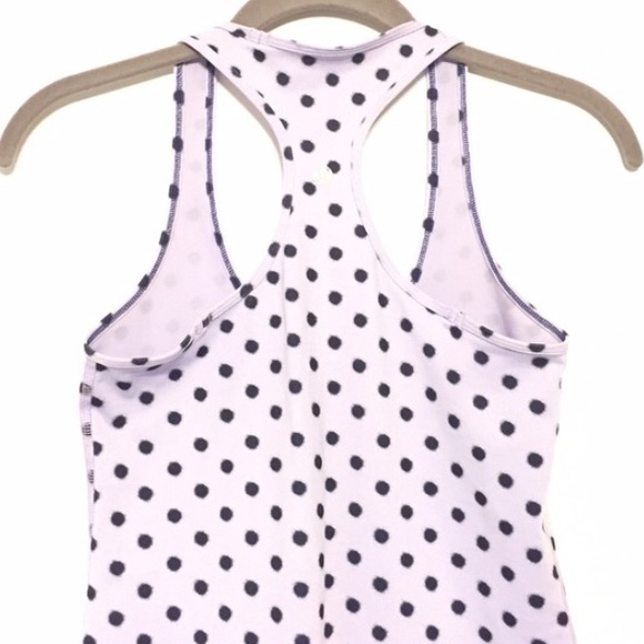 Lilac polka dot Lululemon Tank