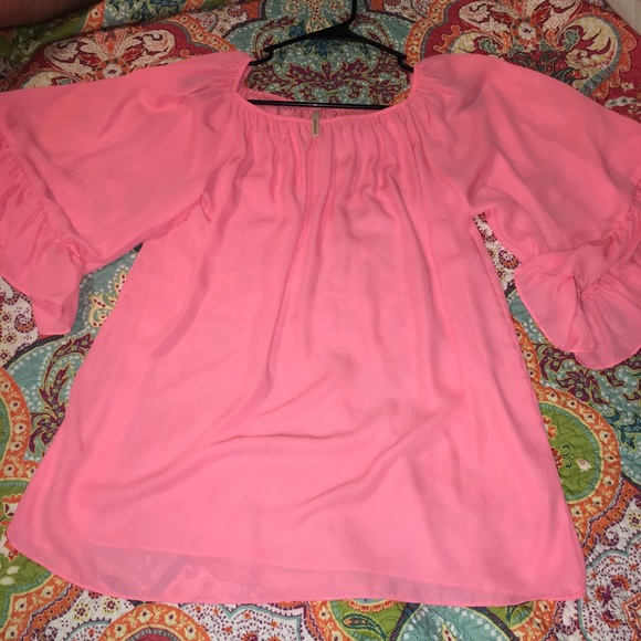 Pink boutique top