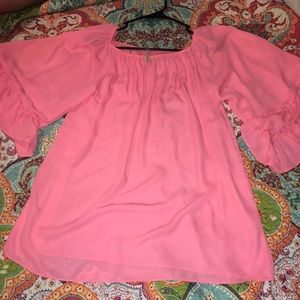 Pink boutique top