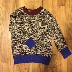 J. Crew Marled Colorblock Sweater