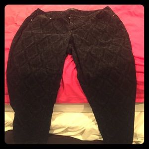 Fancy and fun black pants size 20
