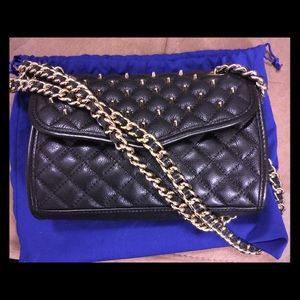 Rebecca Minkoff studded mini quilted affair bag