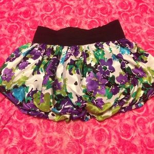 Poofy flower skirt