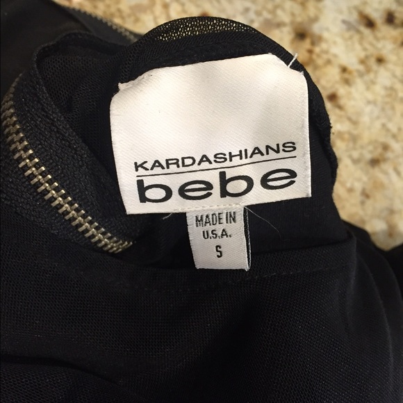 🎉HP🎉New Year Kardashian for Bebe Mesh Dress - Picture 4 of 4
