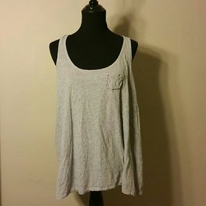 Grey Racerback Tank