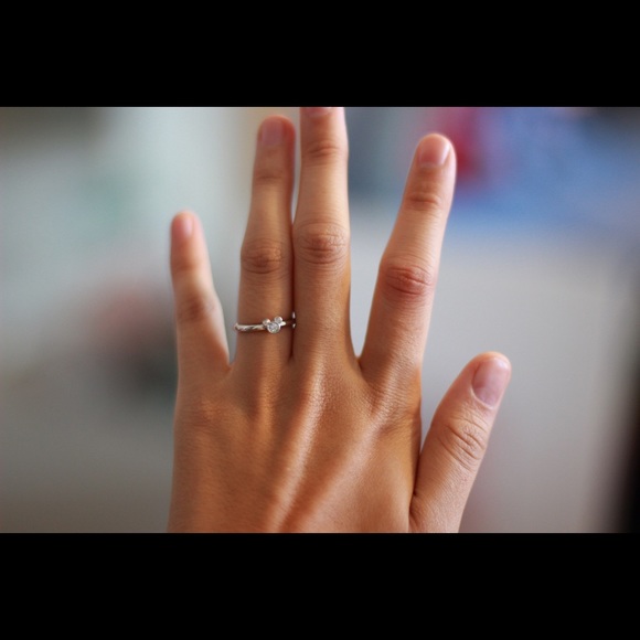 Diamond Mickey Mouse ring