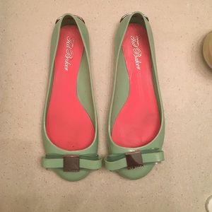Ted Baker London Mint Bow Flats