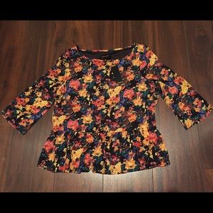 Floral print blouse