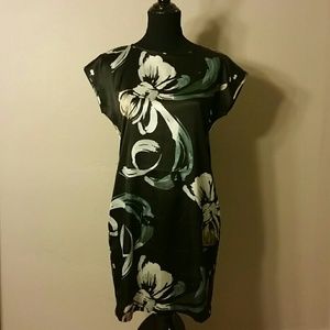 Black Bow Print Dress