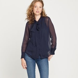 J. Crew Peach Suzette Blouse