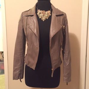 Miss Selfridge faux leather jacket - US 4